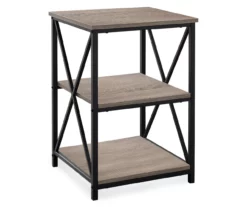Monarch 3-Tier Accent Table 25 Monarch 3-Tier Accent Table -FurniHub Store 810542547 3