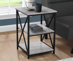 Monarch 3-Tier Accent Table 30 Monarch 3-Tier Accent Table -FurniHub Store 810542548 1