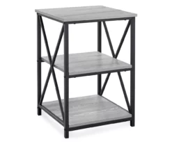 Monarch 3-Tier Accent Table 23 Monarch 3-Tier Accent Table -FurniHub Store 810542548 3