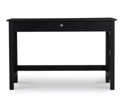 Richland Black 1-Drawer Wood X Leg Wood End Table -FurniHub Store 810543158 3