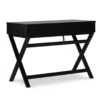 Kari Black Lift-Top Campaign Desk -FurniHub Store 810543173 1