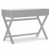 Kari White Lift-Top Campaign Desk -FurniHub Store 810543181 1