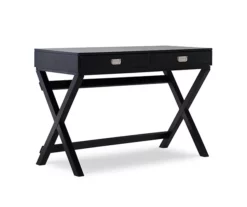 Cami Black X-Base Campaign Style Writing Desk