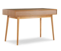 Nate Ash & White 2-Drawer Writing Desk -FurniHub Store 810543187 A2 3