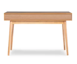 Nate Ash & White 2-Drawer Writing Desk -FurniHub Store 810543187 A2 4