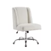 Comfort Home Warm White Sherpa Chair -FurniHub Store 810543232 1
