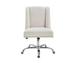 Comfort Home Warm White Sherpa Chair -FurniHub Store 810543232 3