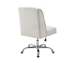 Comfort Home Warm White Sherpa Chair -FurniHub Store 810543232 4