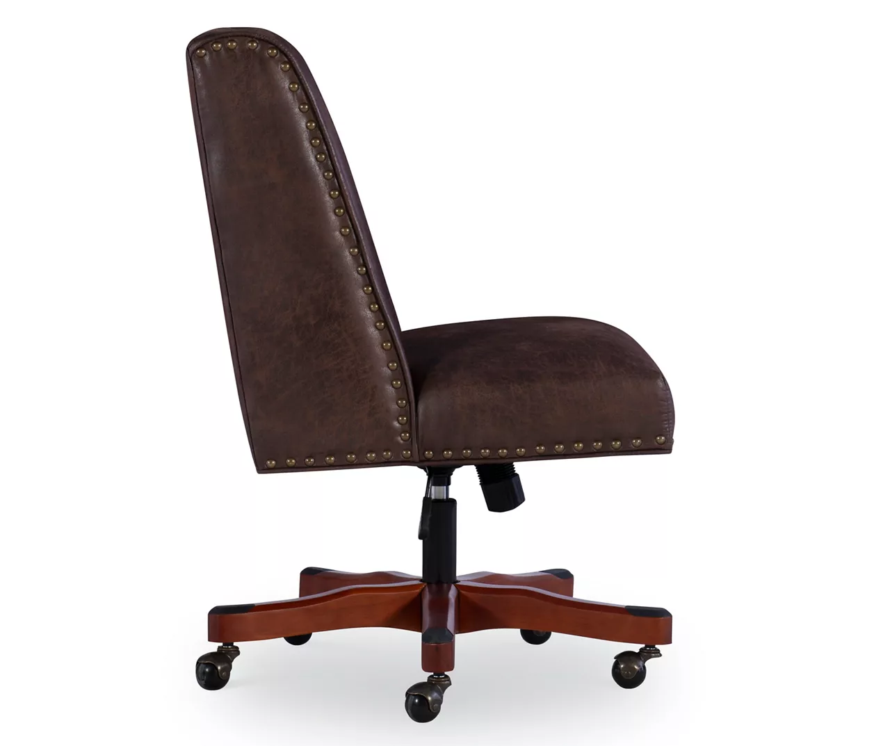 Austin Dark Walnut Upholstered Office Chair 8 Austin Dark Walnut Upholstered Office Chair - Image 6