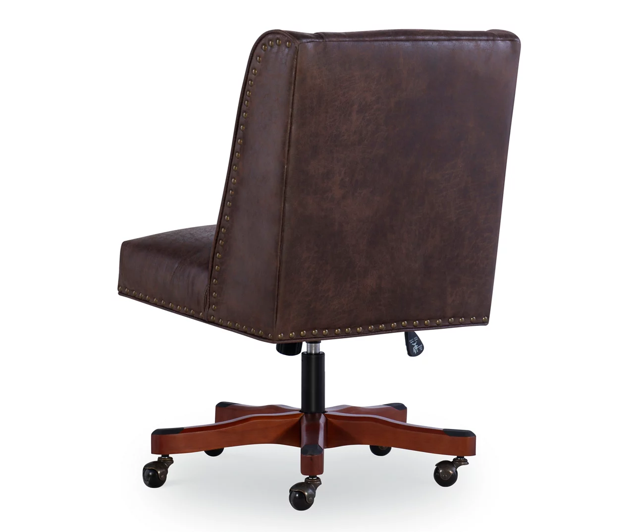 Austin Dark Walnut Upholstered Office Chair 10 Austin Dark Walnut Upholstered Office Chair - Image 8