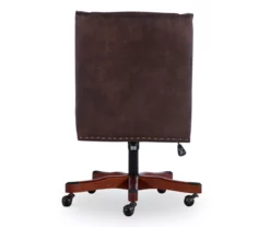 Austin Dark Walnut Upholstered Office Chair 17 Austin Dark Walnut Upholstered Office Chair -FurniHub Store 810543233 A2 5