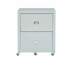Kari Gray 2-Drawer Rolling Filing Cabinet 9 Kari Gray 2-Drawer Rolling Filing Cabinet -FurniHub Store 810543238 3