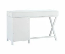 Kari White 4-Drawer Office Desk -FurniHub Store 810543244 5