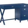 Kari Royal Blue 4-Drawer Office Desk -FurniHub Store 810543245 A0 1