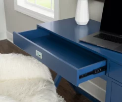 Kari Royal Blue 4-Drawer Office Desk -FurniHub Store 810543245 A0 8