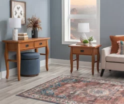 Denver Antique Pine 1-Drawer Curved Leg End Table -FurniHub Store 810543318 A0 10