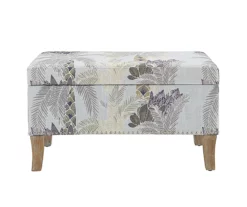 Lisa Palm Tree Storage Ottoman -FurniHub Store 810543332 3