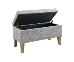 Lisa Seashell Storage Ottoman 11 Lisa Seashell Storage Ottoman -FurniHub Store 810543334 5
