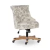 Tift Floral Fabric Swivel Office Chair -FurniHub Store 810543335 1