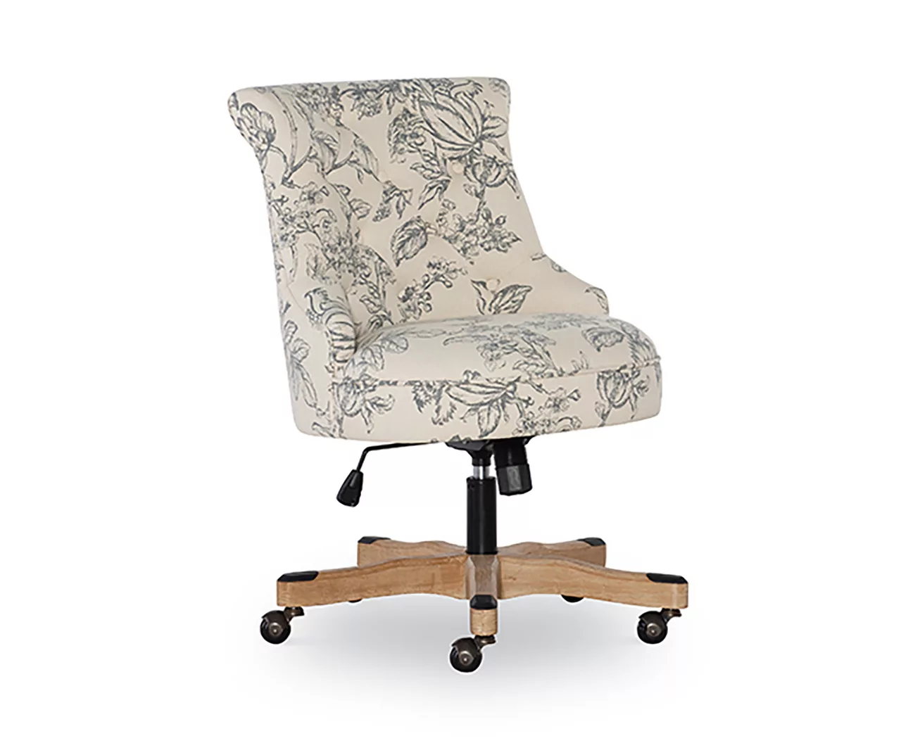 Tift Floral Fabric Swivel Office Chair 2 Tift Floral Fabric Swivel Office Chair