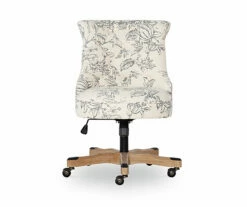 Tift Floral Fabric Swivel Office Chair 8 Tift Floral Fabric Swivel Office Chair -FurniHub Store 810543335 3