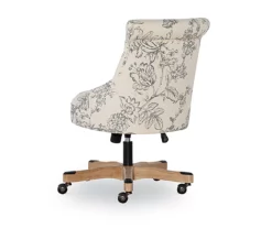 Tift Floral Fabric Swivel Office Chair 10 Tift Floral Fabric Swivel Office Chair -FurniHub Store 810543335 5