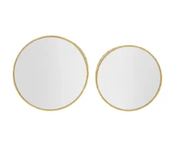 Asher Gold 2-Piece Pierced Metal Nesting Table Set -FurniHub Store 810543376 A6 3