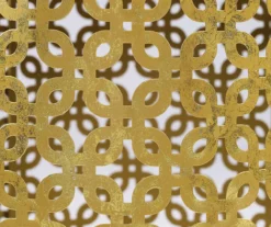 Asher Gold 2-Piece Pierced Metal Nesting Table Set -FurniHub Store 810543376 A8 4