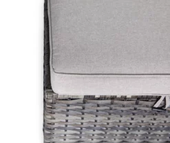 Real Living Rockbridge All-Weather Wicker Cushioned Patio Sofa & Ottoman Set -FurniHub Store 810544462 2