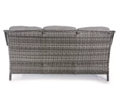 Real Living Rockbridge All-Weather Wicker Cushioned Patio Sofa & Ottoman Set -FurniHub Store 810544462 4