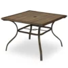 Marinda Wood Look Patio Dining Table -FurniHub Store 810544824