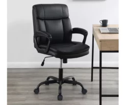 Real Living Faux Leather Office Chair 23 Real Living Faux Leather Office Chair -FurniHub Store 810547500