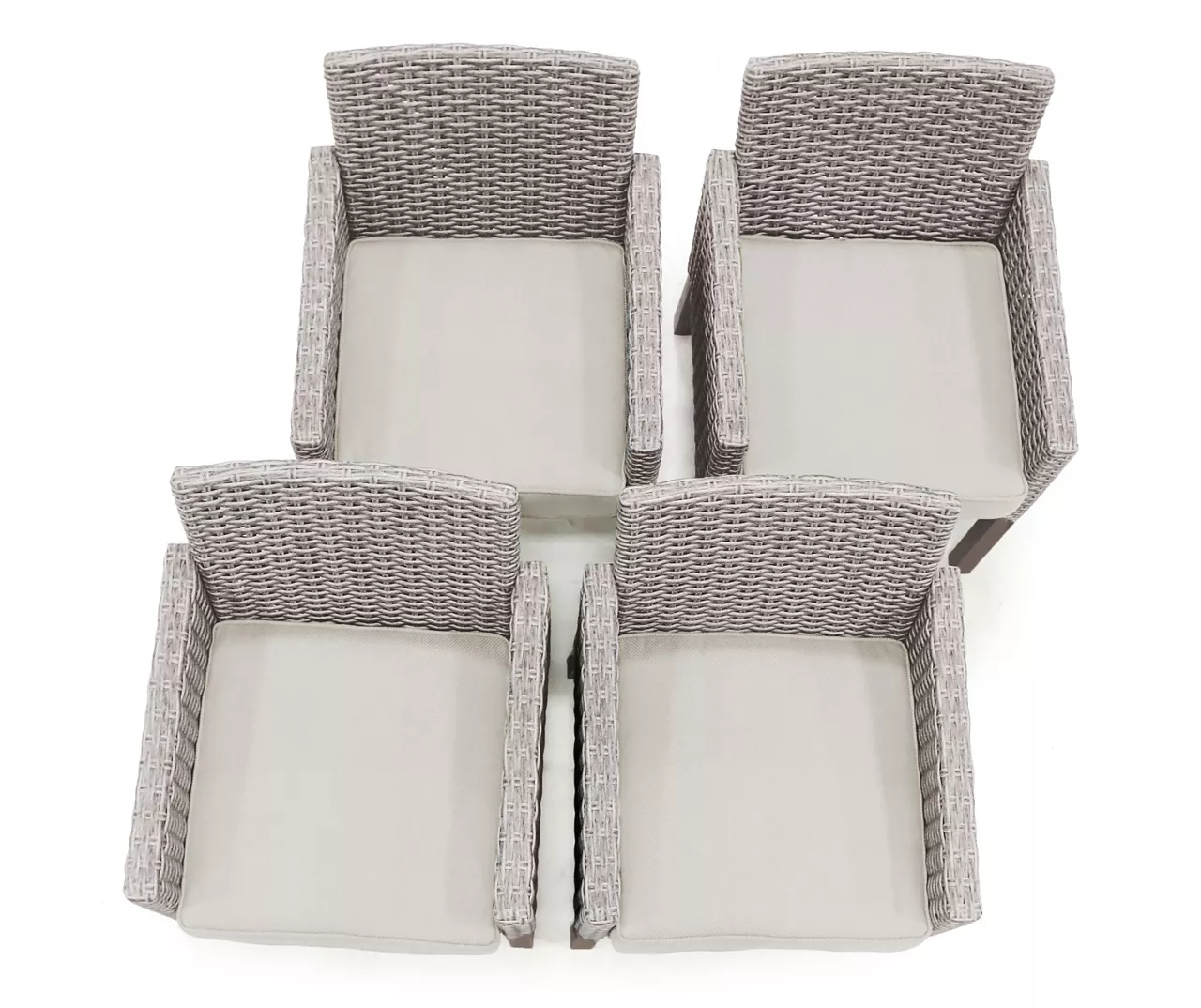 Asheville All-Weather Wicker Cushioned Patio Dining Chairs, 4-Pack 8 Asheville All-Weather Wicker Cushioned Patio Dining Chairs, 4-Pack - Image 6