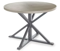 Broyhill Sandpointe Steel Round Patio Dining Table -FurniHub Store 810554377 1 1