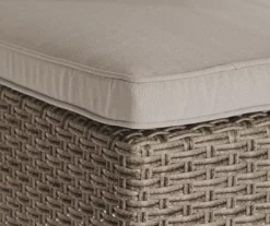 Eagle Brooke Tan All-Weather Wicker Cushioned Patio Dining Chairs, 2-Pack -FurniHub Store 810555281 3