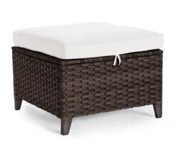 Real Living Rockbridge All-Weather Wicker Cushioned Patio Sofa & Ottoman Set -FurniHub Store 810555287 8