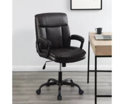Real Living Faux Leather Office Chair 22 Real Living Faux Leather Office Chair -FurniHub Store 810559968 11