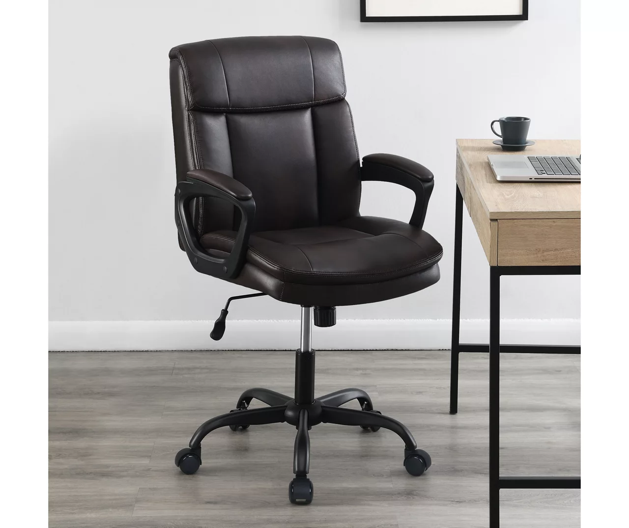 Real Living Faux Leather Office Chair 7 Real Living Faux Leather Office Chair - Image 5