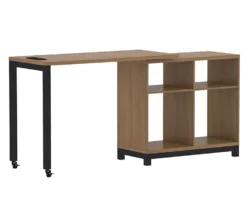 Seven Hills Acorn Metal & Melamine 4-Cube Pivot Desk With USB Charging -FurniHub Store 810561090 3