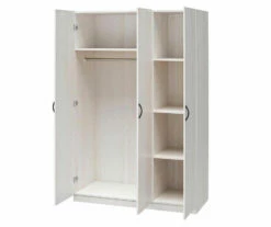Ivory Oak 3-Door Storage Wardrobe -FurniHub Store 810561398 21