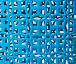 Blue Cutout Pattern 2-Piece Metal Garden Table Set -FurniHub Store 810566020 4