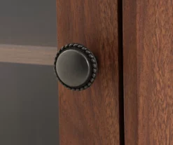 48" Brown Corner Electric Fireplace Console -FurniHub Store 810570725 2