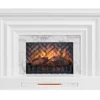 53.5" White Marble Petite Grand Electric Fireplace -FurniHub Store 810570829 11