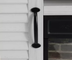 54" 2-Tone Shutter Door Electric Fireplace Console -FurniHub Store 810571321 3