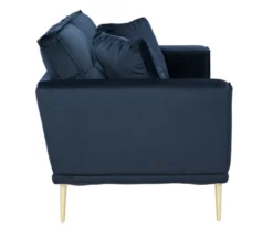 Macleary Navy Loveseat -FurniHub Store 810573760 4 1