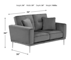 Signature Design By Ashley Macleary Loveseat -FurniHub Store 810573760 5