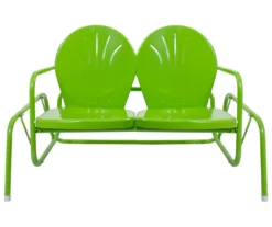 Northlight Lime Green 2-Person Glider Bench