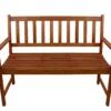 Northlight Light Brown Acacia Wood Patio Bench 1 Northlight Light Brown Acacia Wood Patio Bench -FurniHub Store 810576214