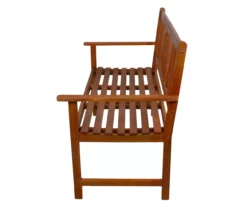 Northlight Light Brown Acacia Wood Patio Bench -FurniHub Store 810576214 3