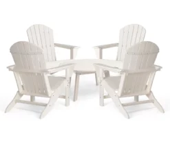 Glitzhome 5-Piece Adirondack Outdoor Chair & Coffee Table Set -FurniHub Store 810581948 1